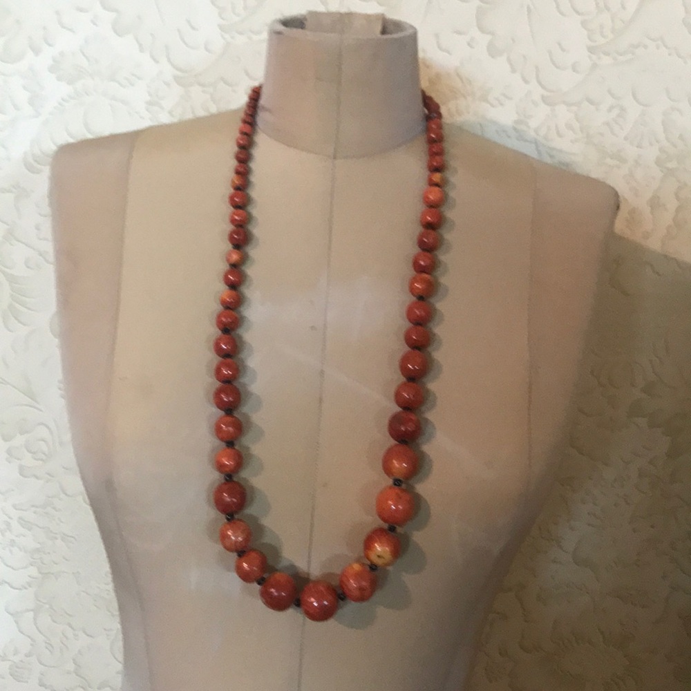 Necklace semi precious stone